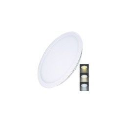 LED mini panel CCT, zapustený, 24W, 1800lm, 3000K, 4000K, 6000K, okrúhly SOLIGHT LED mini panel CCT, zapustený, 24W, 1800lm, 3000K, 4000K, 6000K, okrúhly SOLIGHT