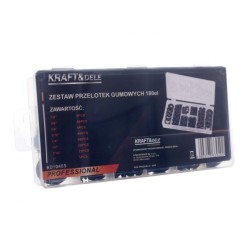 Sada gumových priechodiek 180ks KRAFT&DELE Sada gumových priechodiek 180ks KRAFT&DELE