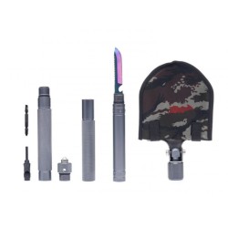 Skladacia vojenská multifunkčná lopata KRAFT&DELE Skladacia vojenská multifunkčná lopata KRAFT&DELE