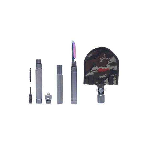 Skladacia vojenská multifunkčná lopata KRAFT&DELE