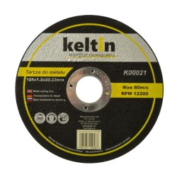 Rezací kotúč na kov 125x1,2x22,2mm KELTIN