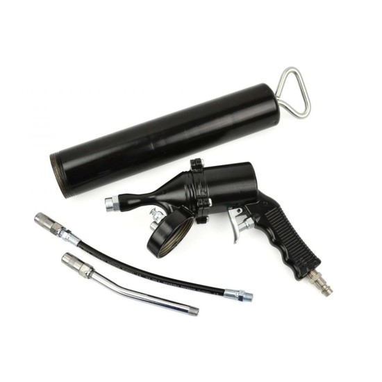 Pneumatická, ručná mazacia pištoľ, maznica 400ml GEKO Pneumatická, ručná mazacia pištoľ, maznica 400ml GEKO