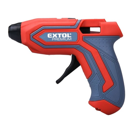 Batériová pištoľ na lepenie za tepla, Ø 7,2 mm, 4V Li-ion, 1500mAh EXTOL PREMIUM
