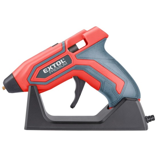 Batériová pištoľ na lepenie za tepla, Ø 7,2 mm, 4V Li-ion, 1500mAh EXTOL PREMIUM