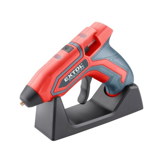 Batériová pištoľ na lepenie za tepla, Ø 7,2 mm, 4V Li-ion, 1500mAh EXTOL PREMIUM