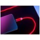 Magnetický USB nabíjací kábel s LED podsvietením, 3v1, 1m, červený KAXL Magnetický USB nabíjací kábel s LED podsvietením, 3v1, 1m, červený KAXL