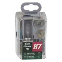 Univerzálne žiarovky H7 GREEN, servisná skrinka COMPASS