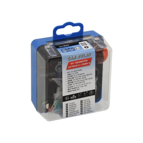 Skrinka na žiarovky Škoda Roomster H7 + Oct2/Fab2 COMPASS Skrinka na žiarovky Škoda Roomster H7 + Oct2/Fab2 COMPASS