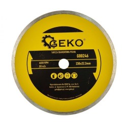 Celodiamantový kotúč 230x22,23mm GEKO Celodiamantový kotúč 230x22,23mm GEKO