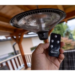 Závesná lampa, infračervený ohrievač s diaľkovým ovládaním 1500W GEKO
