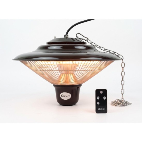 Závesná lampa, infračervený ohrievač s diaľkovým ovládaním 1500W GEKO