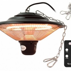 Závesná lampa, infračervený ohrievač s diaľkovým ovládaním 1500W GEKO