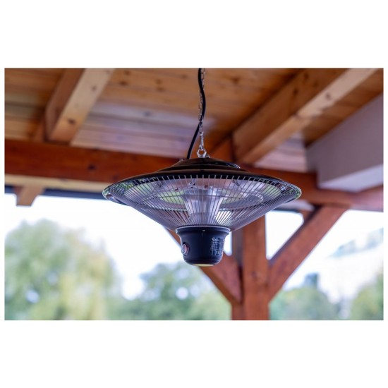 Závesná lampa, infračervený ohrievač s diaľkovým ovládaním 1500W GEKO Závesná lampa, infračervený ohrievač s diaľkovým ovládaním 1500W GEKO