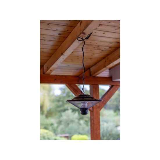 Závesná lampa, infračervený ohrievač s diaľkovým ovládaním 1500W GEKO Závesná lampa, infračervený ohrievač s diaľkovým ovládaním 1500W GEKO