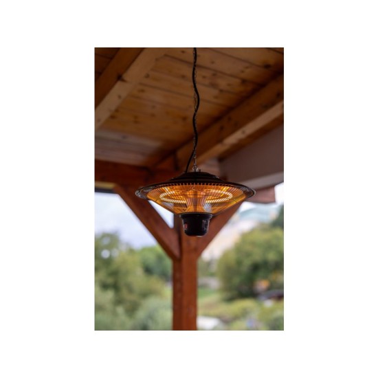 Závesná lampa, infračervený ohrievač s diaľkovým ovládaním 1500W GEKO Závesná lampa, infračervený ohrievač s diaľkovým ovládaním 1500W GEKO