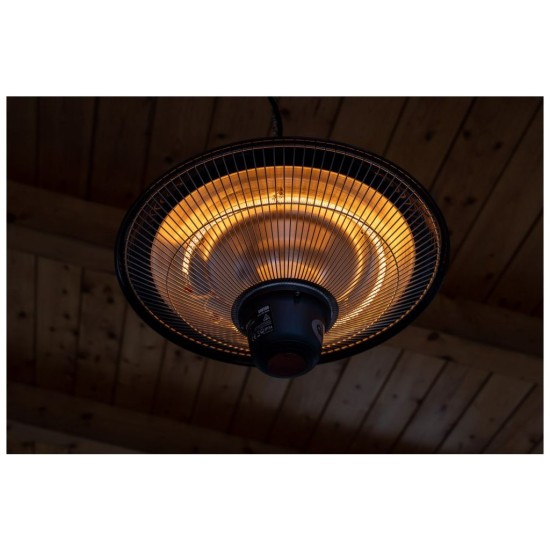 Závesná lampa, infračervený ohrievač s diaľkovým ovládaním 1500W GEKO Závesná lampa, infračervený ohrievač s diaľkovým ovládaním 1500W GEKO