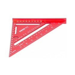 Stolársky štvoruholník/trojuholník 180mm, hliník STREND PRO