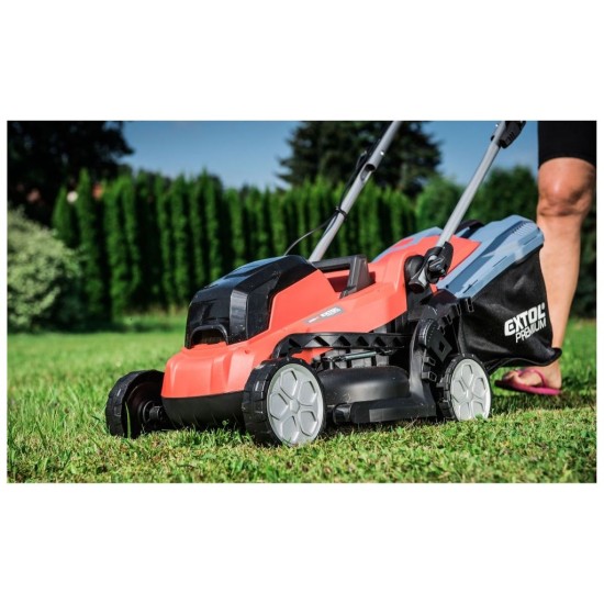 Akumulátorová kosačka, BEZUHLÍKOVÁ, GARDEN20V, 20V Li-ion, bez akumulátora a nabíjačky EXTOL PREMIUM