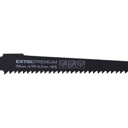 Pílové listy chvostovej píly 3ks, 150x19x1,2mm, HCS EXTOL PREMIUM