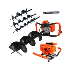 Motorizovaný zemný vrták 2,3 kW + vrtáky 100, 150, 200 mm MAR-POL Motorizovaný zemný vrták 2,3 kW + vrtáky 100, 150, 200 mm MAR-POL