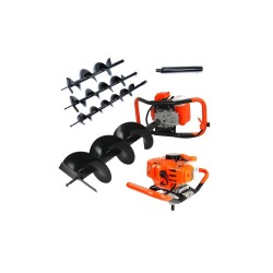 Motorizovaný zemný vrták 2,3 kW + vrtáky 100, 150, 200 mm MAR-POL Motorizovaný zemný vrták 2,3 kW + vrtáky 100, 150, 200 mm MAR-POL