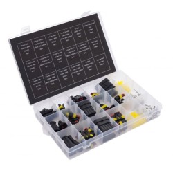 Vodotesné konektory pre automobilový priemysel, sada 424ks KRAFT&DELE Vodotesné konektory pre automobilový priemysel, sada 424ks KRAFT&DELE