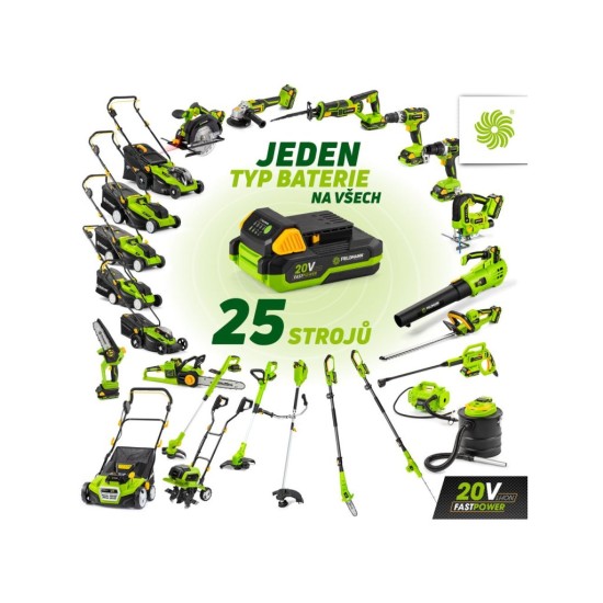 FZK 70305-0 Akumulátorový kultivátor 2x20V FIELDMANN