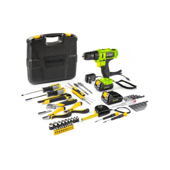 FDV 10205-51AR Akumulátorová vŕtačka s náradím FIELDMANN