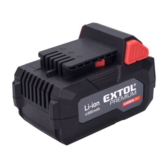 Akumulátorové GARDEN20V, 20V Li-ion, 4000mAh EXTOL PREMIUM Akumulátorové GARDEN20V, 20V Li-ion, 4000mAh EXTOL PREMIUM