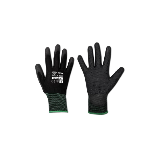 Ochranné rukavice 9" polyuretánové PURE BLACK PRO Ochranné rukavice 9" polyuretánové PURE BLACK PRO