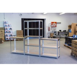 Kovová polica 180x90x40cm, 175kg GEKO