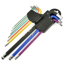 Imbusové kľúče 1,5-10mm, 9ks TVARDY