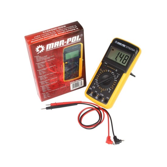 Digitálny LCD multimeter MAR-POL Digitálny LCD multimeter MAR-POL