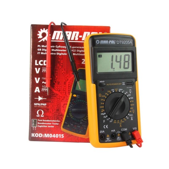 Digitálny LCD multimeter MAR-POL Digitálny LCD multimeter MAR-POL