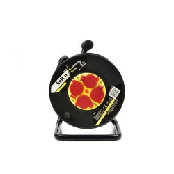 Predlžovací kábel na bubne 4 zásuvky 25m 3x2,5mm, plast KELTIN Predlžovací kábel na bubne 4 zásuvky 25m 3x2,5mm, plast KELTIN