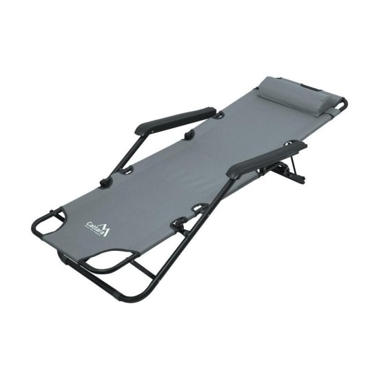 Ležadlo/kreslo COMFORT sivé CATTARA