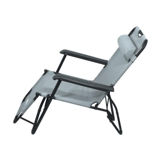 Ležadlo/kreslo COMFORT sivé CATTARA
