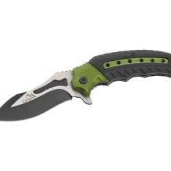 Zatvárací nôž COBRA 20 cm so zeleno-čiernou poistkou CATTARA Zatvárací nôž COBRA 20 cm so zeleno-čiernou poistkou CATTARA
