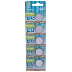 Lítiové batérie, 5ks, 3V (CR2025) EXTOL ENERGY Lítiové batérie, 5ks, 3V (CR2025) EXTOL ENERGY