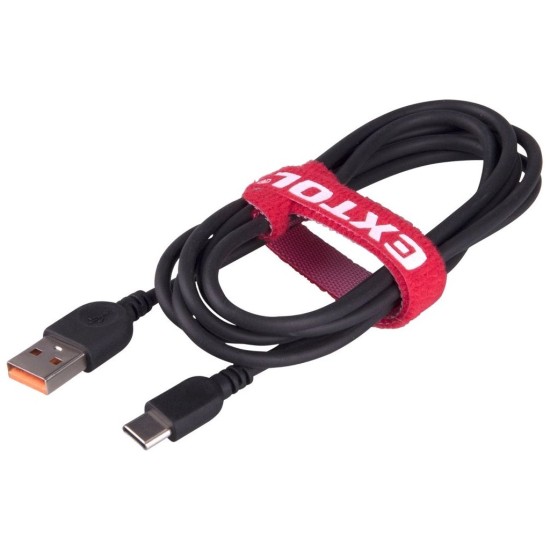 USB, USB-C-USB-A, 1,5 m EXTOL ENERGY kábel