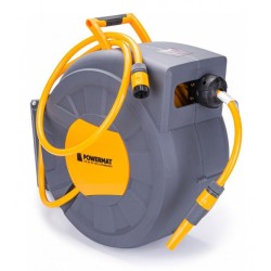 Automatický navijak s hadicou a príslušenstvom 35m 1/2" POWERMAT Automatický navijak s hadicou a príslušenstvom 35m 1/2" POWERMAT