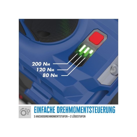 Akumulátorový rázový uťahovák 18V, Li-Ion, 1/4" bez akumulátora a nabíjačky GÜDE Akumulátorový rázový uťahovák 18V, Li-Ion, 1/4" bez akumulátora a nabíjačky GÜDE