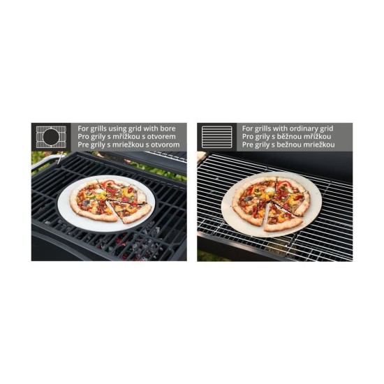 Okrúhly grilovací tanier PIZZA 31cm CATTARA