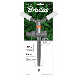 Dvojramenný rotačný zavlažovač s plastovým hrotom WHITE LINE Dvojramenný rotačný zavlažovač s plastovým hrotom WHITE LINE