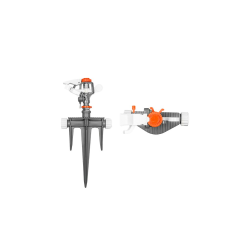 Pulzný zavlažovač s trojkolíkovým plastovým hrotom WHITE LINE