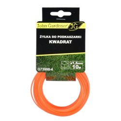 Štvorcový profil 1,6 mm x 10 m JOHN GARDENER Štvorcový profil 1,6 mm x 10 m JOHN GARDENER