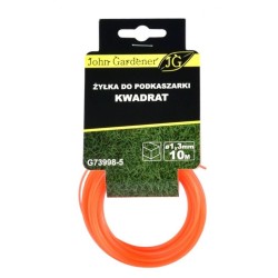 Štvorcový profil šnúrky 1,3 mm x 10 m JOHN GARDENER Štvorcový profil šnúrky 1,3 mm x 10 m JOHN GARDENER