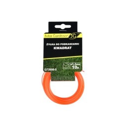 Štvorcový profil šnúrky 1,3 mm x 10 m JOHN GARDENER Štvorcový profil šnúrky 1,3 mm x 10 m JOHN GARDENER