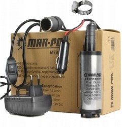 Mini dieselové čerpadlo 12V/230V, 38mm MAR-POL Mini dieselové čerpadlo 12V/230V, 38mm MAR-POL