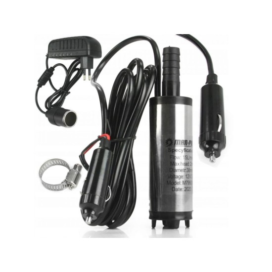 Mini dieselové čerpadlo 12V/230V, 38mm MAR-POL Mini dieselové čerpadlo 12V/230V, 38mm MAR-POL
